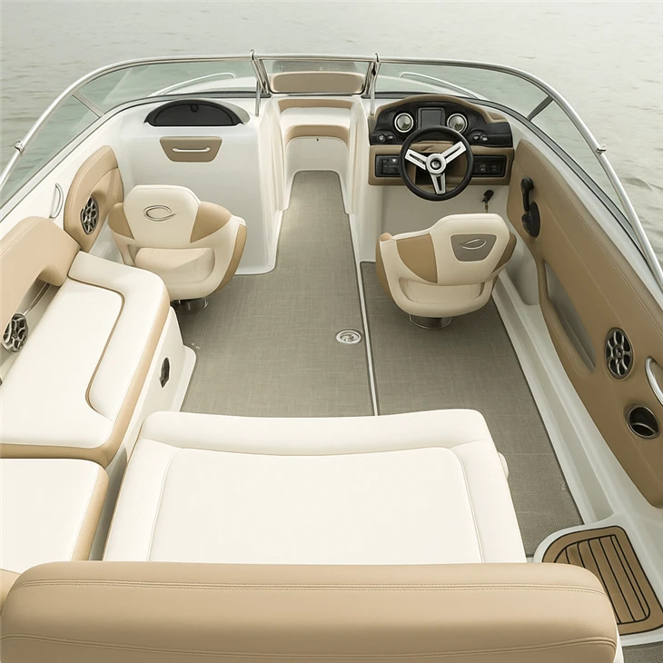 Boat Flooring Woven PVC Tiles suppliers
