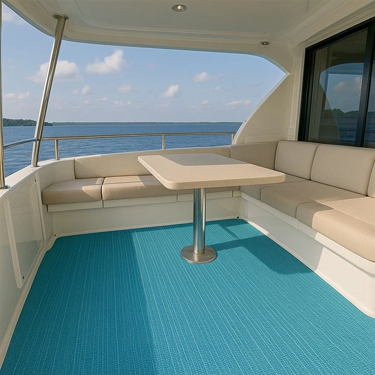 Waterproof Vinyl Marine Flooring Rolls high quality